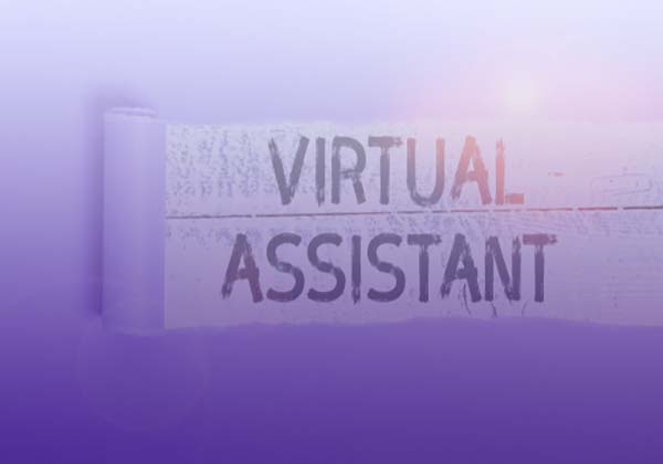 virtual assistant in purple